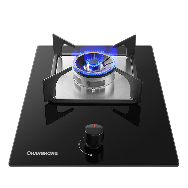 长虹D2燃气灶单灶一级能效家用5.2kW猛火灶嵌入式台式两用灶具炉具-天然气(含安装)