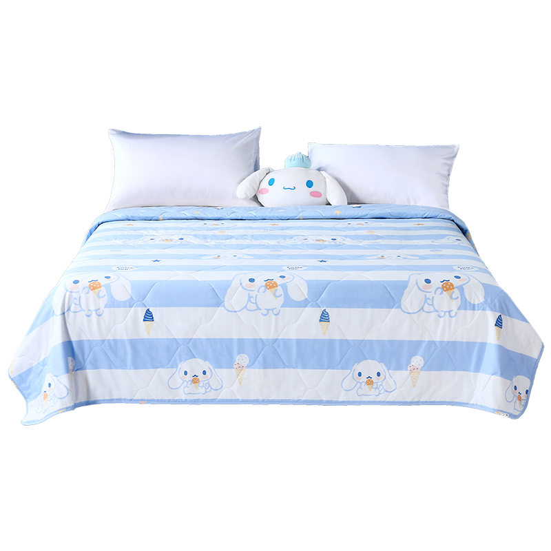 水星家纺夏被空调被夏凉被A类全棉儿童低敏夏季可机洗水洗薄被子