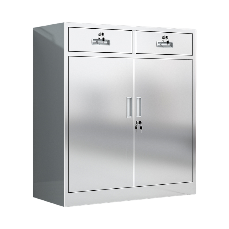 鑫环境 304不锈钢矮柜文件柜资料抽屉工具柜阳台整理收纳柜活动床头柜