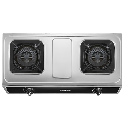 长虹 CHANGHONG 燃气灶双灶具 台式灶双灶家用5.2KW大火力不锈钢灶具 TB33 液化气(含安装)
