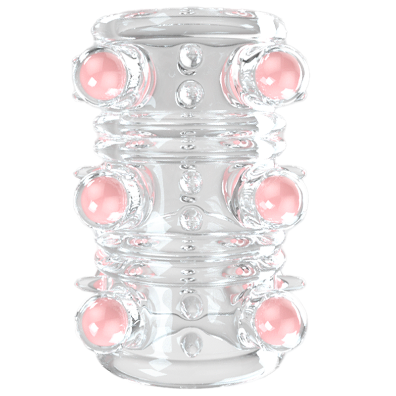 阴茎入珠锁精环男士男用防射情趣用品夫妻共用高潮用具房趣sm合欢