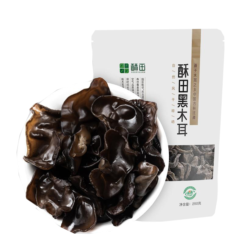 酥田汪清东北黑木耳250g