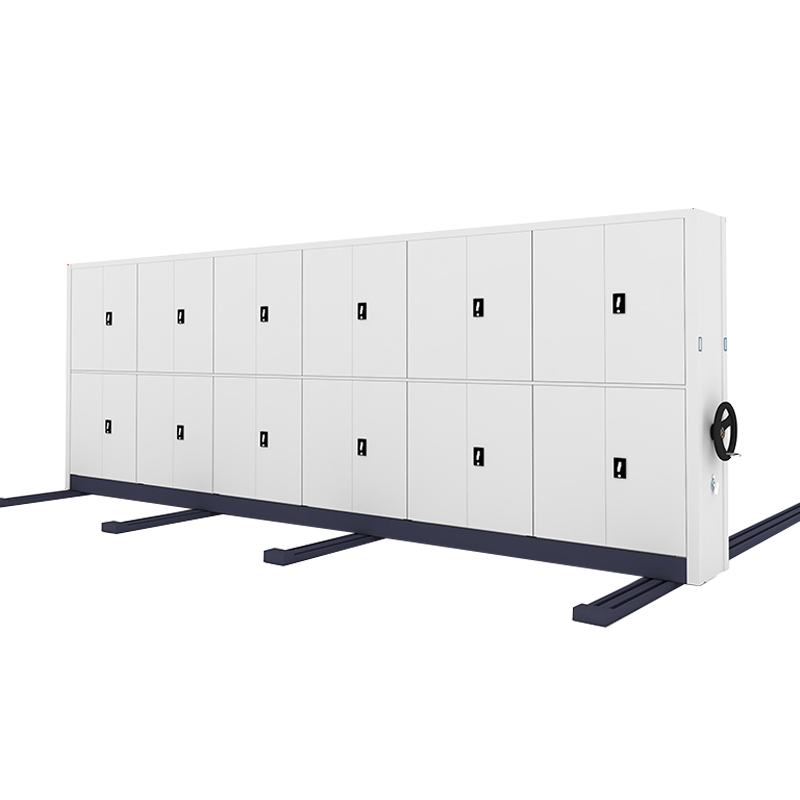 渭星钢制密集架手摇式移动档案柜文件柜资料柜一列六组每立方单价