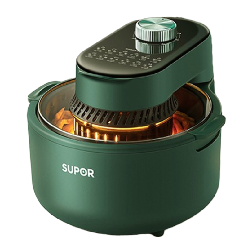苏泊尔(SUPOR)空气炸锅4L/升家用炸锅可视窗口 多功能智能电炸锅 无油烟蒸汽嫩炸 烤箱薯条机 KJ40D850