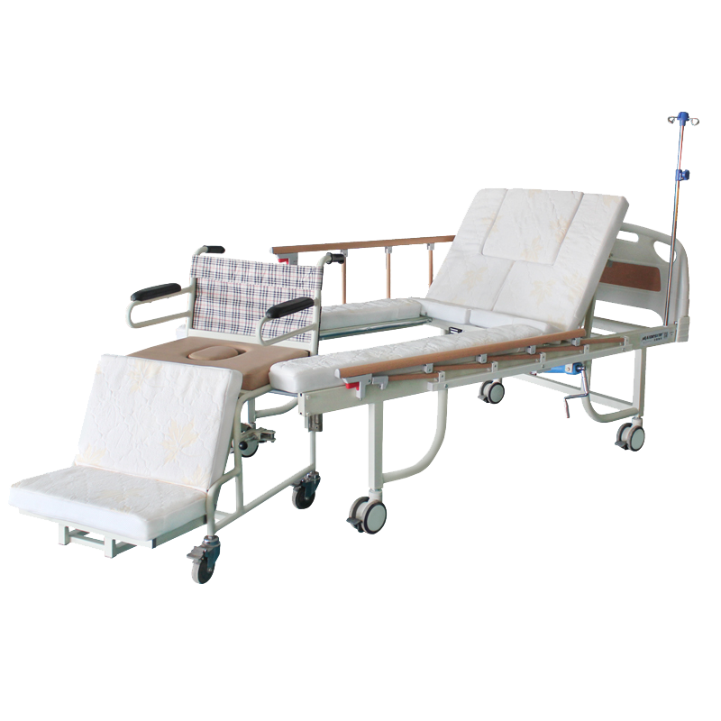 迈德斯特 医用护理床 手动电动翻身起背家用中风偏瘫残疾人看护床老人多功能医院病床升降医疗医护床带轮椅[新升级乳胶床垫]