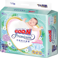 大王(GOO.N)环贴式纸尿裤 花信风纸尿裤 小码S84片(4-8kg) 尿不湿