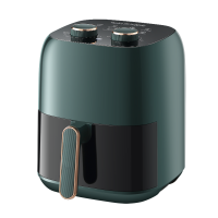 苏宁宜品可视空气炸锅2023新款特价5.5L大容量智能无油多功能全自动电薯条电子触控ZG08E绿色