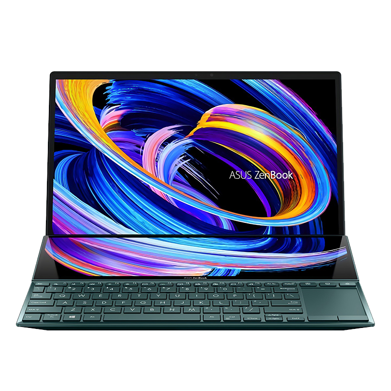 华硕灵耀X双屏 英特尔Evo 酷睿i7 超能轻薄本 全高清双触控屏笔记本电脑(i7-1195G7 16G 256G 高色域)