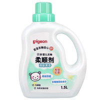 贝亲(Pigeon) 柔顺剂 婴儿柔顺剂 宝宝柔顺剂 儿童柔顺剂 1.5L/桶 (清新果香)MA120