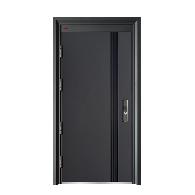 浙江门厂家库存锌合金安全入户拼接防盗门单门 子母见光尺