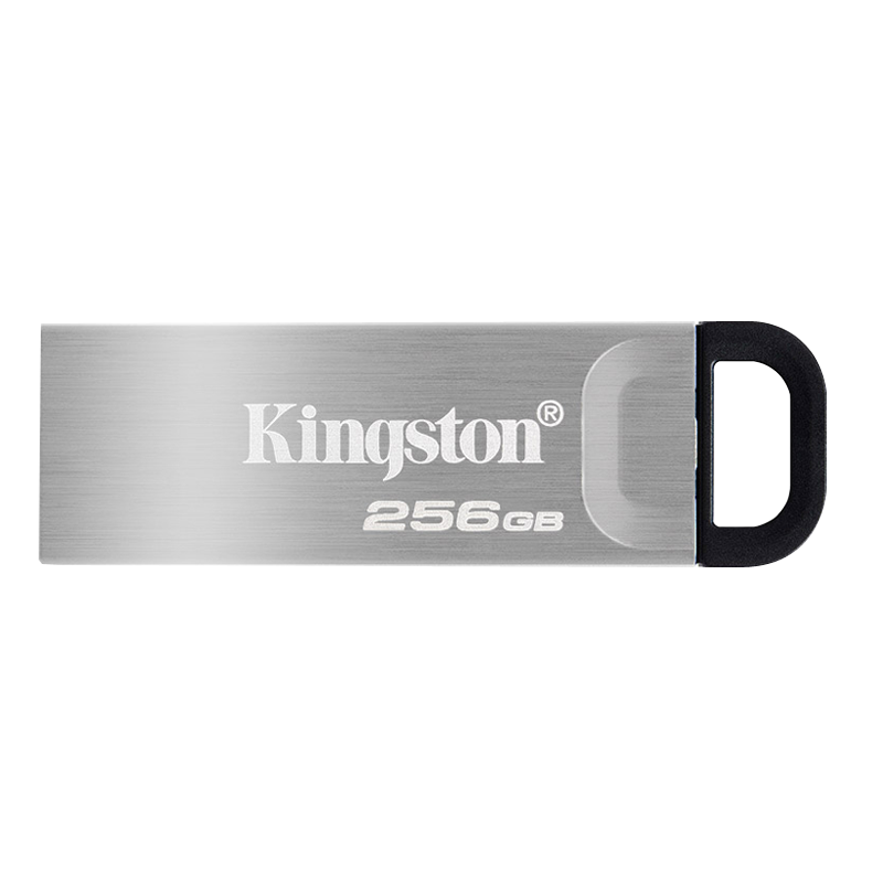 金士顿优盘256GB USB 3.2 Gen 1 U盘 DTKN 金属外壳 读速200MB/s