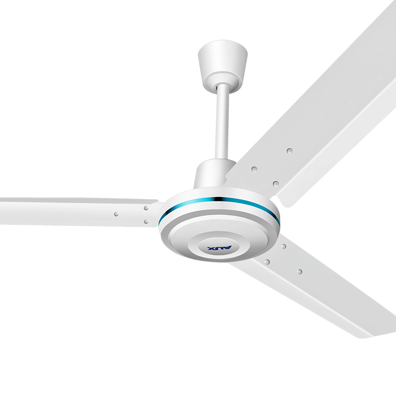 奥克斯黑色吊扇家用客厅大风力铁叶工业吸顶48寸宿舍低噪大吊顶电风扇120厘米壁控