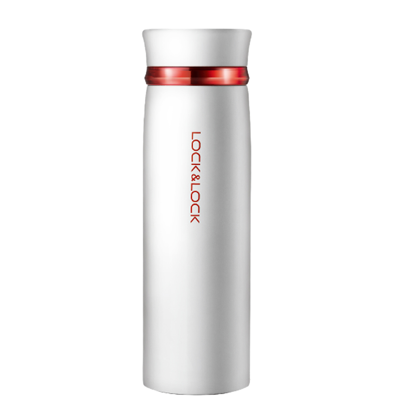 乐扣乐扣(LOCK&LOCK) 保温杯菲特旋转轻量杯不锈钢车载杯子男女 带茶网 450ml