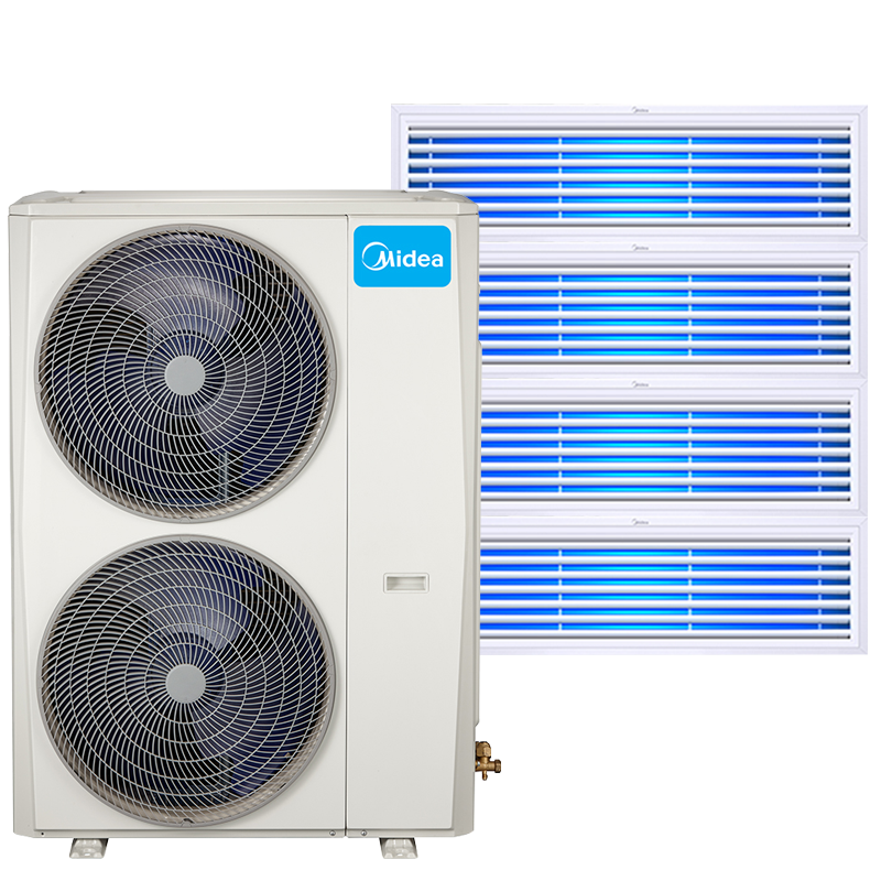 美的家用中央空调(Midea)智能家电大6匹一拖多全直流变频多联机风管式小多联机MDS-160W-X6-XG一拖四
