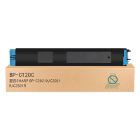 京贤BP-CT20C蓝色粉盒适用夏普SHARP BP-C2021X/C2021R/C2521R