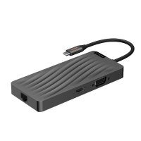 觅果(MIGUO) 通用电脑Type-C扩展坞USB-C转HDMI/VGA八合一