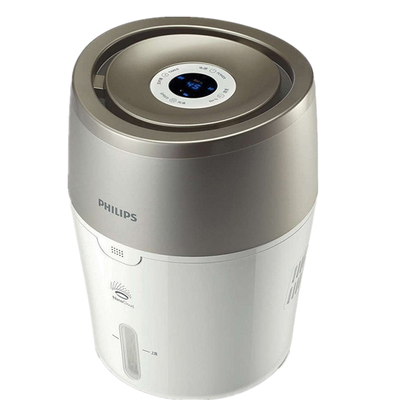 飞利浦 (Philips) 加湿器HU4803 旋钮式家用迷你空气加湿办公室无雾婴儿孕妇无雾冷蒸发小型不出雾水容量加湿器