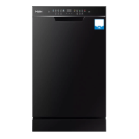 Haier/海尔洗碗机10套大容量嵌入式家用晶彩分区精洗80℃双微蒸汽消毒智能开门速干云智洗EYW101286BKTU1
