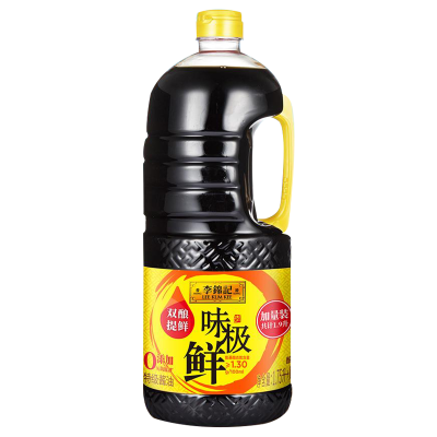 李锦记味极鲜酱油1750ml*2瓶酿造酱油炒菜蘸点生抽酱油家庭装调味凉拌炒菜