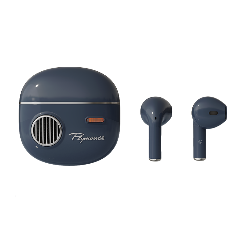 冇心T11真无线蓝牙耳机 天空蓝 半入耳式复古高颜值蓝牙5.1长续航立体声高音质 适用于小米苹果华为VIVO等手机