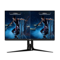 华硕ROG 27英寸电竞显示器游戏2K Fast IPS 1ms灰阶超频170Hz G-SYNC兼容HDR400旋转升降 XG27AQ绝杀27青春版