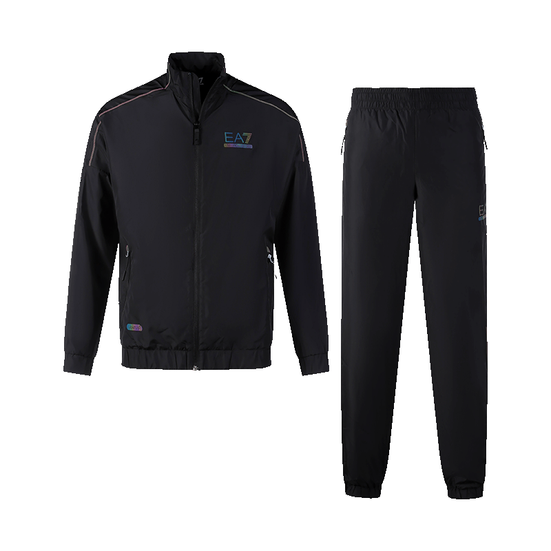 阿玛尼 EMPORIO ARMANI EA7 男士薄款拉链开衫外套运动裤卫裤套装6LPV03 PNP6Z
