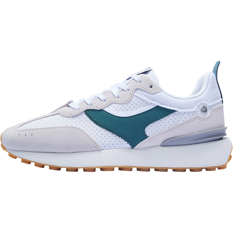 李宁休闲鞋男鞋方圆Classic鞋子男士经典休闲低帮运动鞋AGCT047