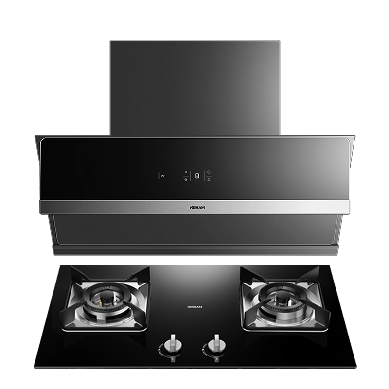 [变频]老板(ROBAM)烟灶套餐两件套 侧吸触控式挥手智控23立方抽油烟机+4.5kW灶具套装28X5S+30B5X