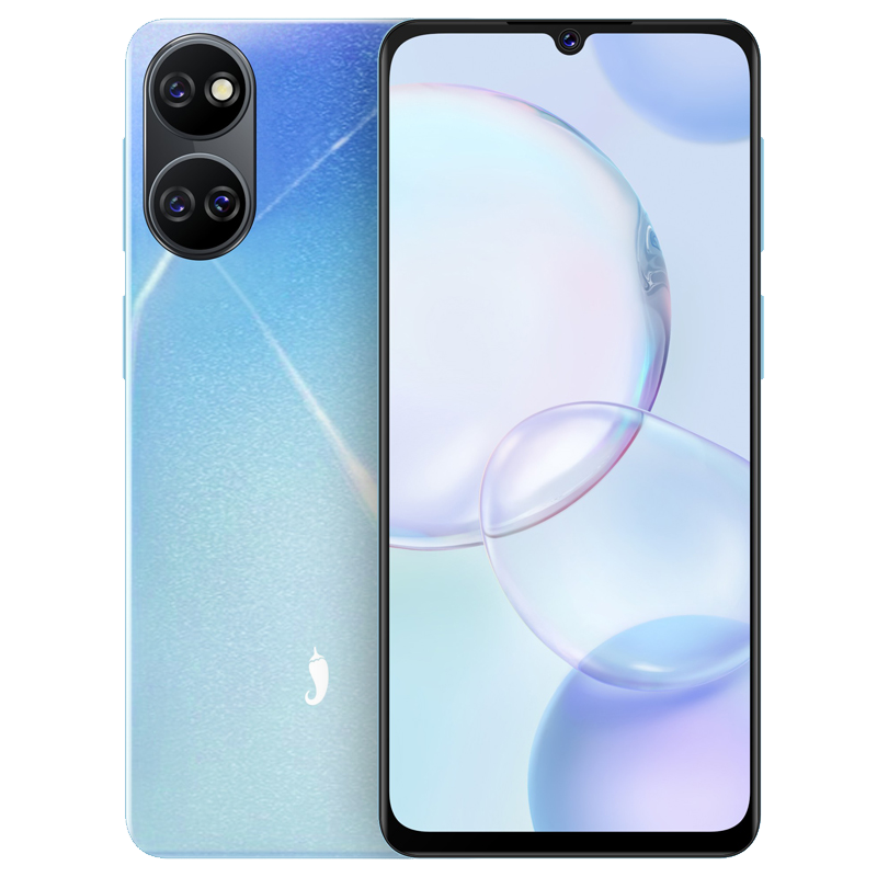 小辣椒TR560全网通4G初雪水晶6GB+256GB智能手机6.517英寸大屏人脸识别学生老人手机