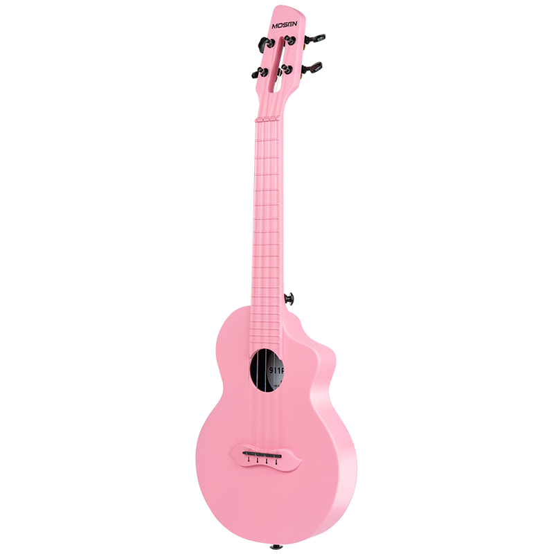 莫森(MOSEN)911PRO-PK尤克里里乌克丽丽ukulele碳纤维材质小吉他23英寸妃棠粉