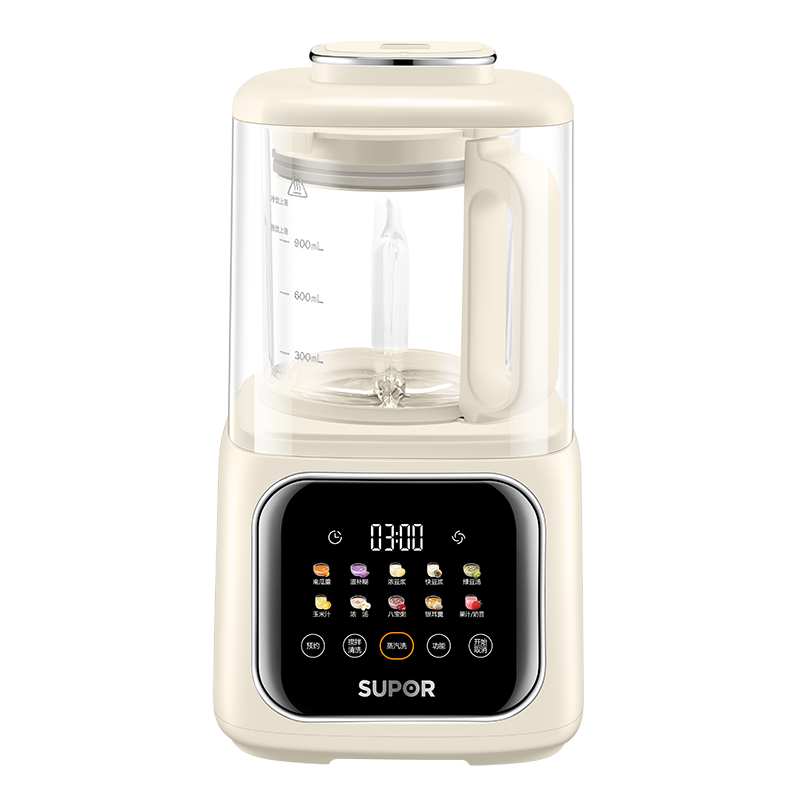 苏泊尔(SUPOR)破壁机家用降噪低音豆浆机3-5人加热全自动榨汁机 搅拌机辅食机早餐机轻语系列官方旗舰新款SP613S