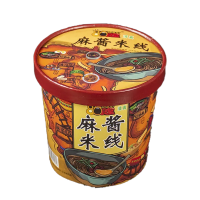 麻酱米线正宗河南风味冲泡型特色细米线桶装懒人方便速食夜宵充饥