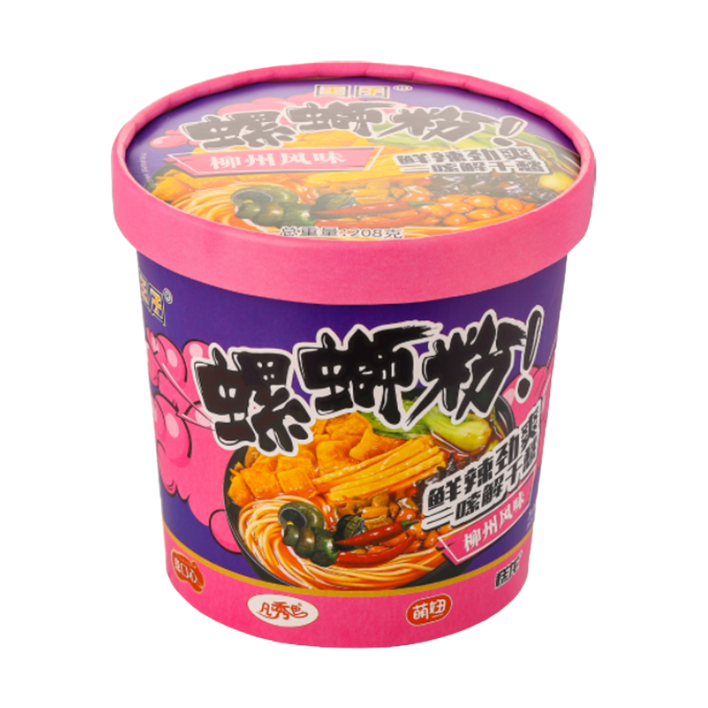 凡秀色正宗柳州特产螺狮粉方便速食冲泡桶装