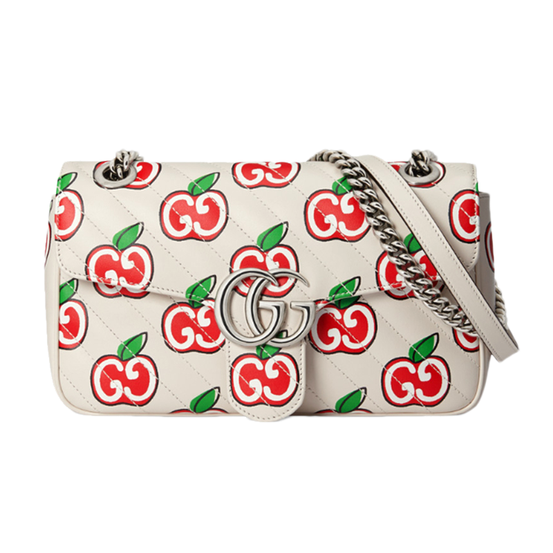 Gucci古驰 443497 1W9AN 9086 限量款款GG Marmont系列小号肩背包