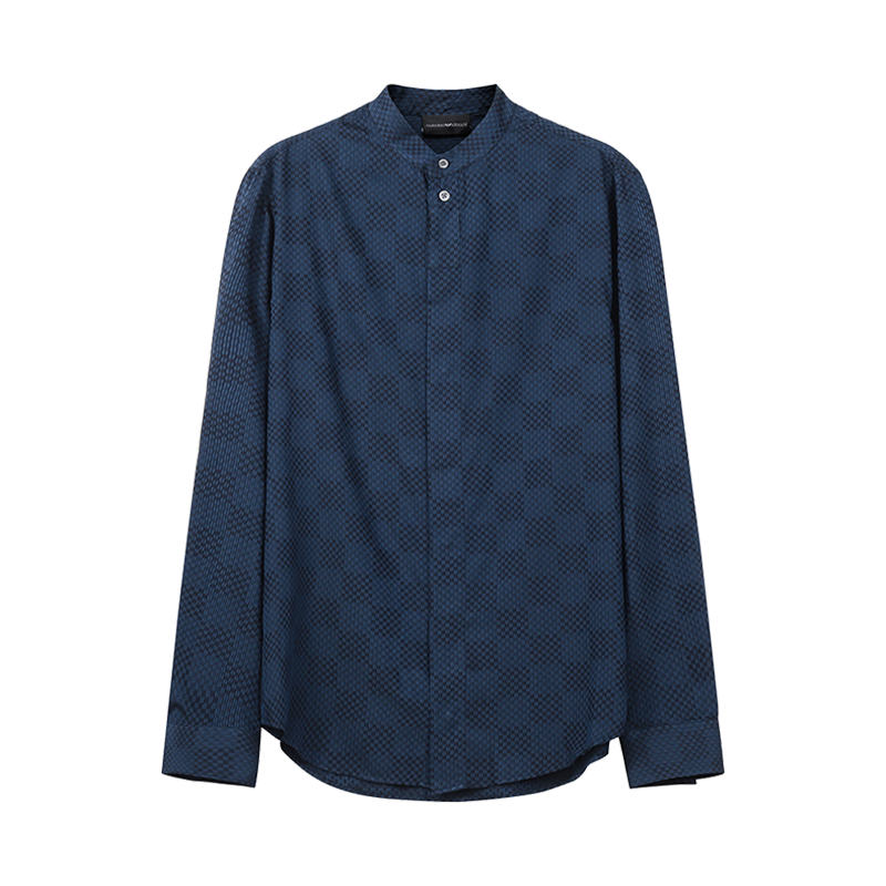 阿玛尼 EMPORIO ARMANI 男士长袖休闲衬衫H31CF6 C11F5