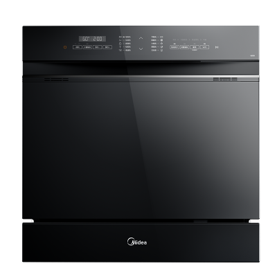 美的(Midea)洗碗机嵌入式 VX10 10套家用 升级双驱变频 升级三星消毒 洗碗消毒一体 热风烘干曜石黑 变频节能