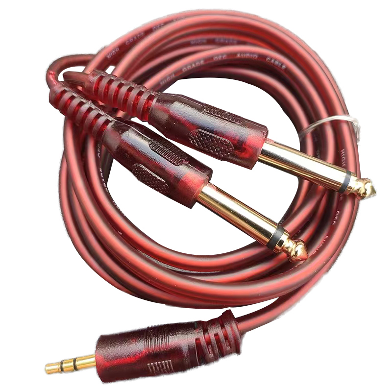 VOKON 3.5直插头(电脑音频接口)--双6.35单插头 VT-XD1.8