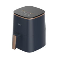 美的(Midea) 空气炸锅家用大容量大功率 多功能无油低脂电炸锅煎炸锅智能触屏4升精准控温 KZC4001