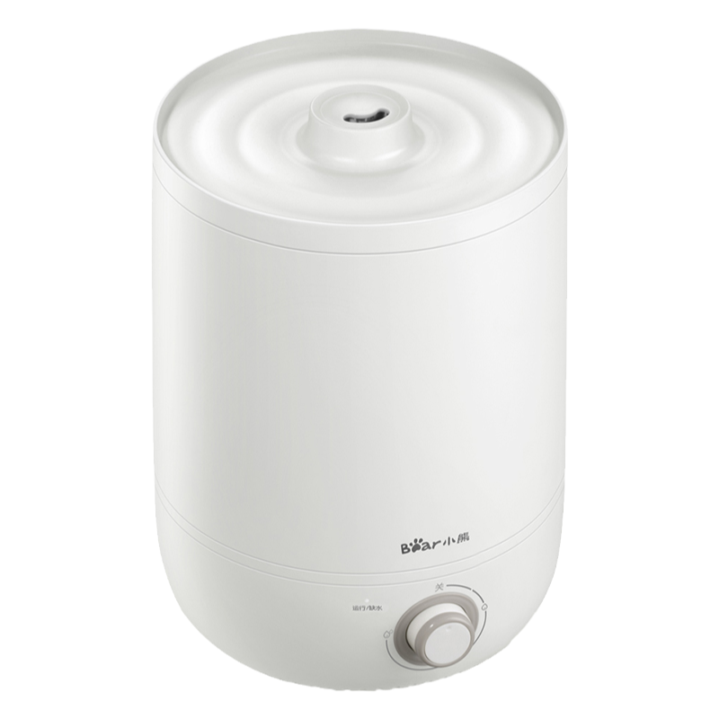 小熊(Bear)加湿器 卧室婴儿用办公桌面大容量家用迷你低噪大雾量空气加湿净化 银离子上加水JSQ-C45U1 4.5L