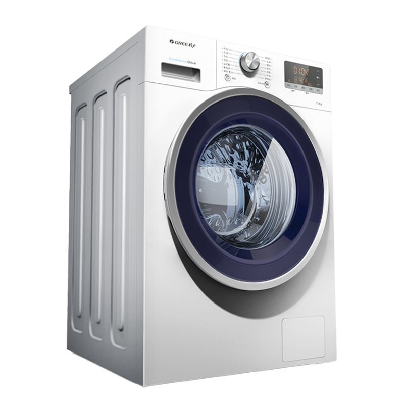 格力(GREE)洗衣机 滚筒洗衣机全自动9公斤 变频节能甩干机 XQG90-B1401Ba1 (银灰色)