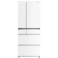 松下(Panasonic) NR-EF50TX1-W 498升 多门冰箱 风冷无霜 银离子除菌 家用电冰箱 白色