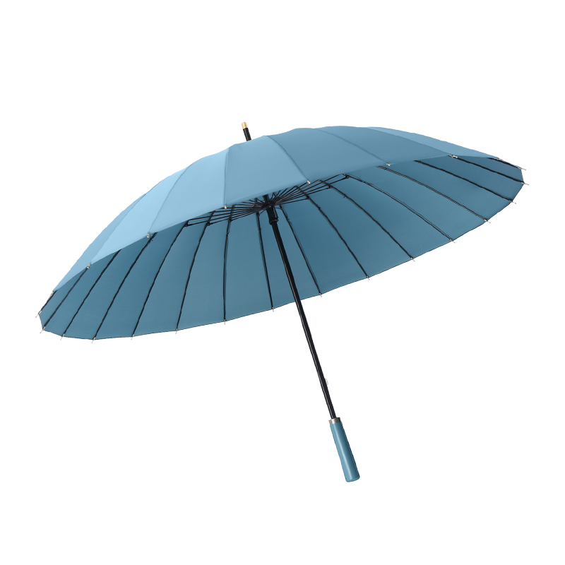 16骨长柄自动雨伞大号直杆男士暴雨专用