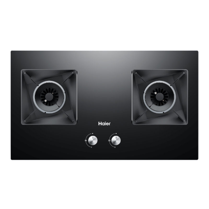 Haier海尔燃气灶 天然气燃气灶 5.2KW家用大火力一级能效瞬间点火高效聚能台嵌两用双眼灶JZT-QG21(12T)