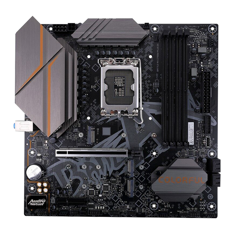 七彩虹(Colorful)BATTLE-AX Z790M-PLUS D5 V20 DDR5主板 支持13700K/13600K(Intel Z790/LGA 1700)