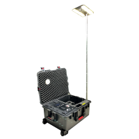 顶火 GMDXL200-A 300W/24V/50Ah/IP65/6000k/COB光源 智能升降照明灯 黑色