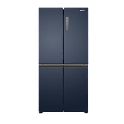 海尔(Haier) 十字对开门冰箱 406升容量 风冷无霜 一级能效 三档变温 BCD-406WLHTDEDB9