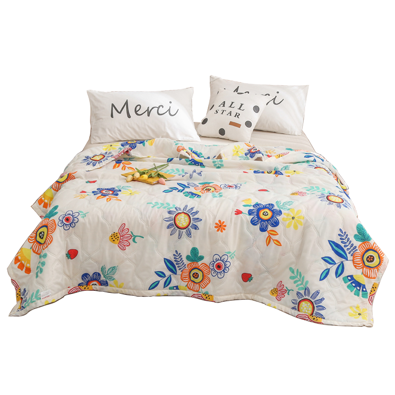 安居先森生态仪征水洗棉罗马风情护肤夏凉被 C2055 150*200cm(条)