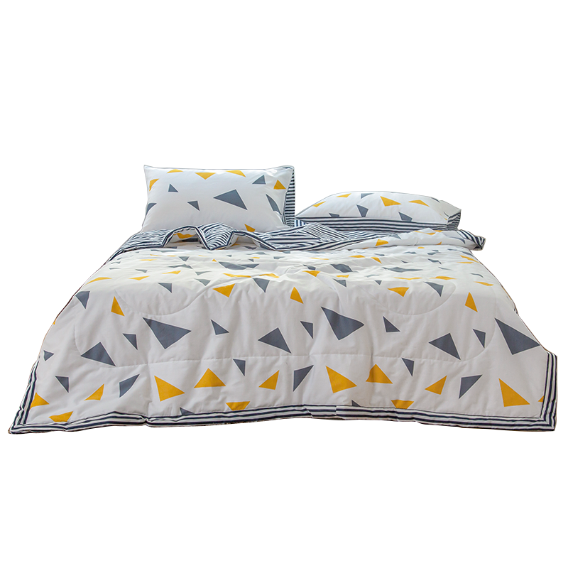 安居先森高支高密喷气活性全棉夏凉被 C2252 180*220cm(条)白色