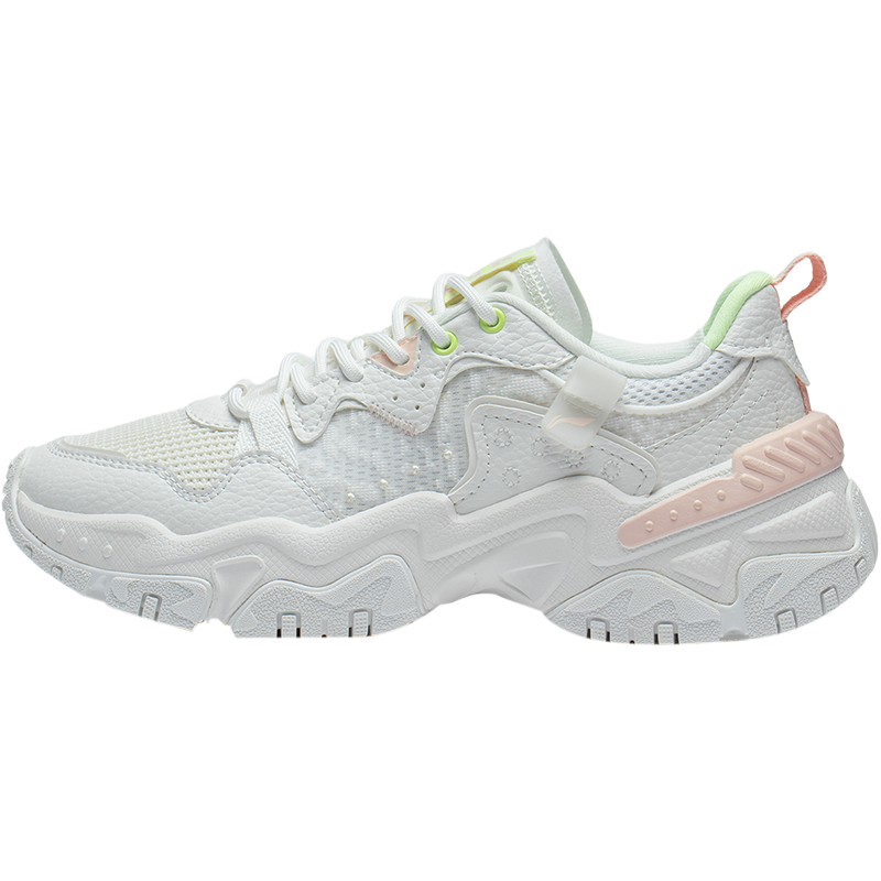 李宁休闲鞋女鞋新途3.0减震回弹女士鞋子时尚经典低帮运动鞋