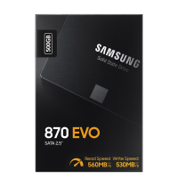 三星MZ-77E500B 硬盘 500GB SSD 固态硬盘 SATA3.0接口 870 EVO(配硬盘数据线) 一个装